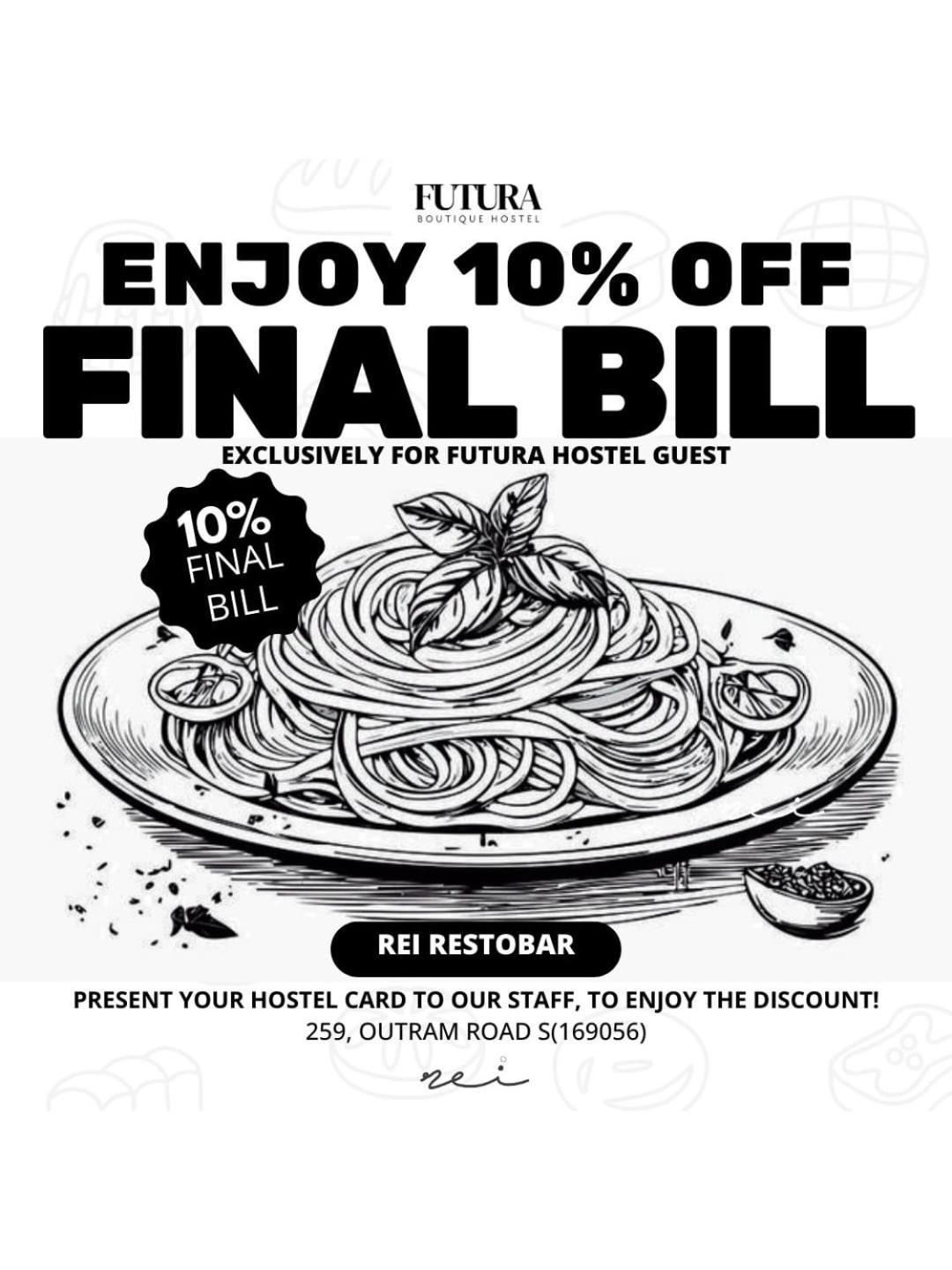 Futura Boutique Hostel Singapore Exteriör bild